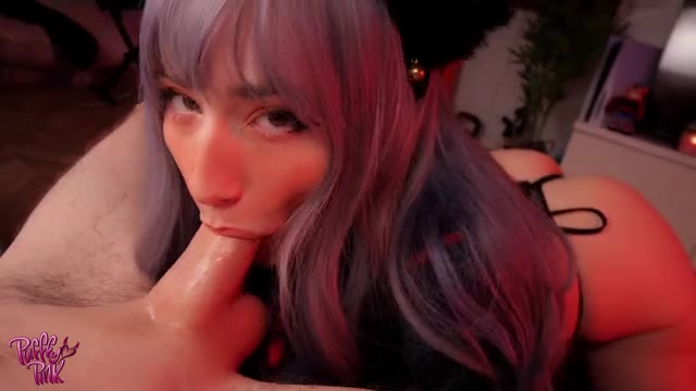PufffyPink – Sexy Catgirl Gives Blowjob 2023-08-22