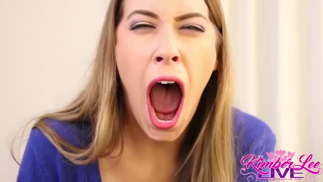 Kimber Lee – Yawning and Stretching After a Long Day