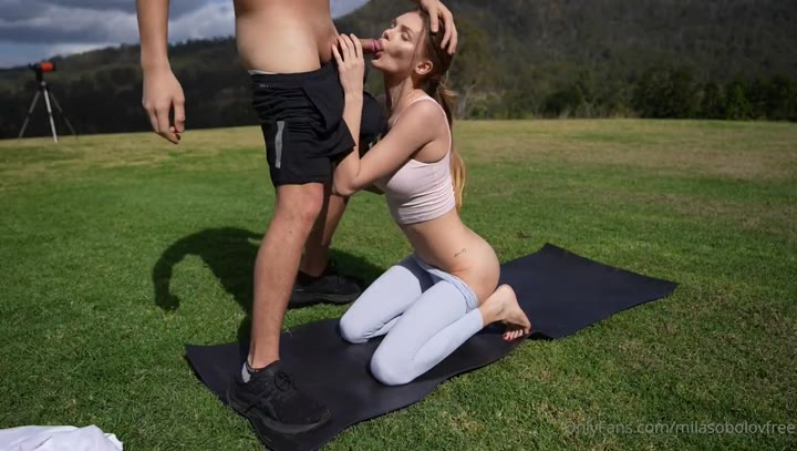 MilaKittenX Yoga Fuck Outdoor Sex PPV Video Leaked