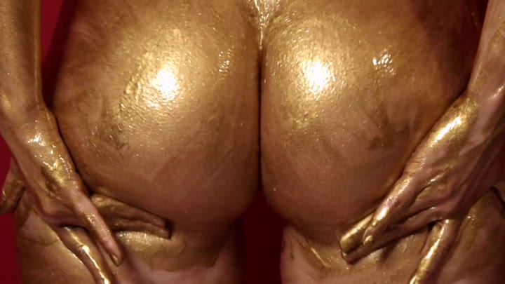 Lauren Summer Nude Patreon Gold Body Paint Video Leaked