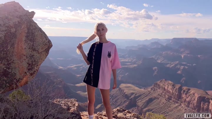 Eva Elfie Sex On A Canyon Rock Video Leaked