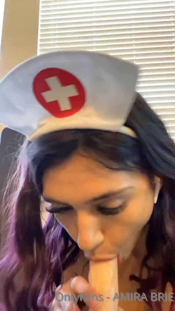 Amira Brie Sexy Nurse Dildo Riding Video Leaked
