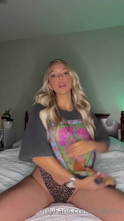 Abby Rao Sexy Bed Tease Video Leaked