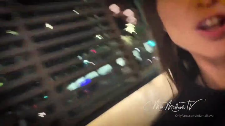 Mia Malkova And Riley Reid Night Out Car Threesome In LA