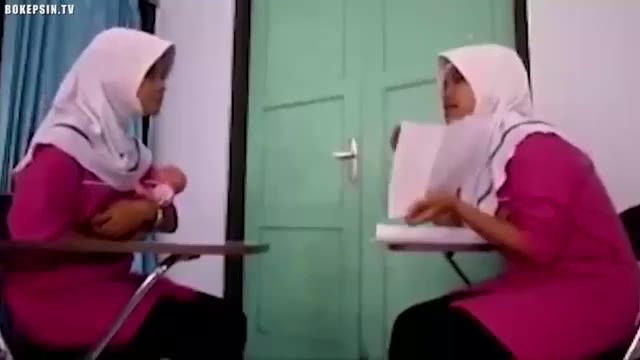 Mahasiswa Kebidanan Praktek Menyusui Esemah Ayamkampus Remastetek Nyusu Paizuri Hijab Jilbab