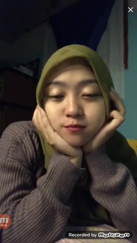 jilbab live sambil omek