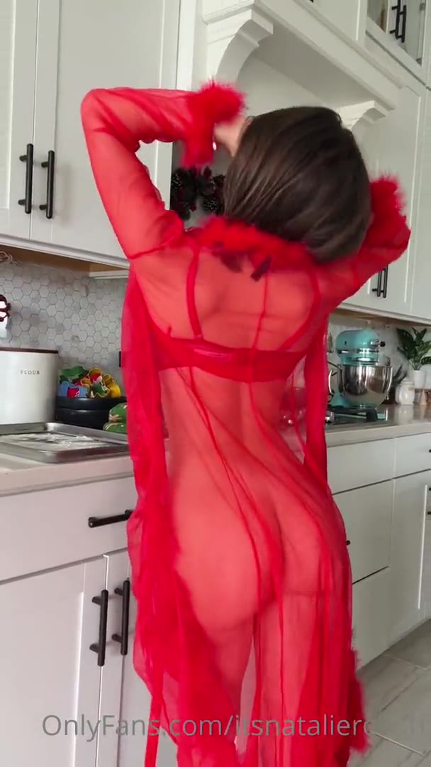 Natalie Roush Mesh Lingerie Bare Ass Tease Video Leaked