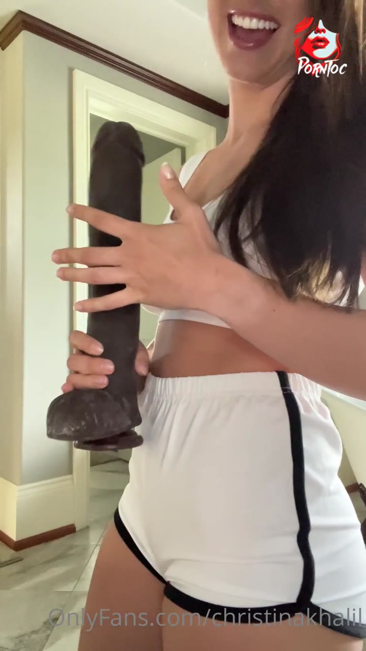 Christina Khalil Bbc Dildo Unboxing  Sextape And Onlyfans