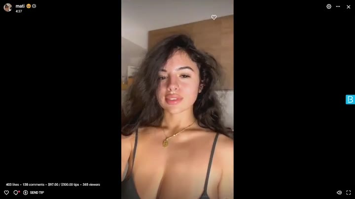 Mati Marroni Easter Livestream Masturbation Video Leaked