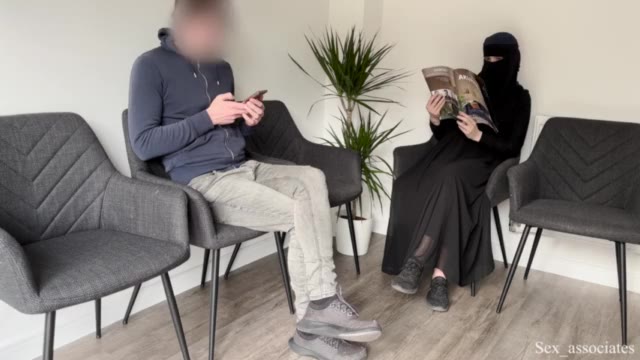 Public Dick Flash in a Hospital Waiting Room&excl; Gorgeous muslim stranger girl caught me jerking off in a hospital and helped me get a sperm sample before the appointment&period;