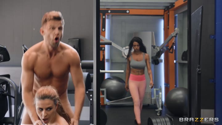 Brazzers Exxtra  Billie Star & Tina Fire  Big Tits Hit The Gym