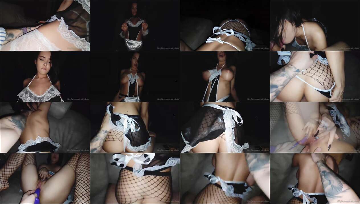 Railey Diesel Maid Cosplay Sex Tape Video Leaked