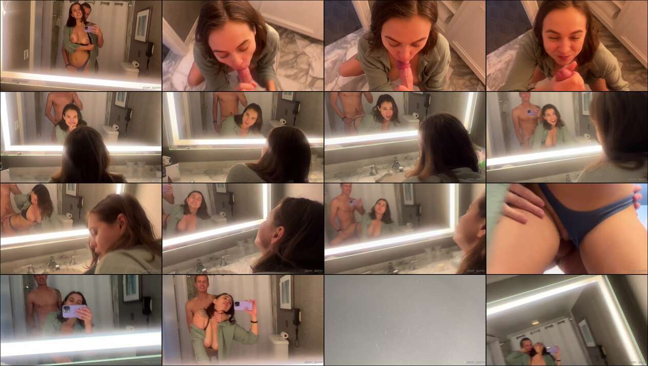 Piper Quinn Nude Bathroom Sex Tape PPV Video Leaked
