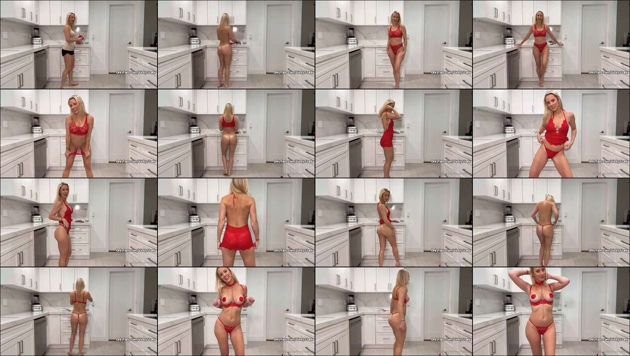 Vicky Stark Happy Valentines Day Lingerie Video Leaked