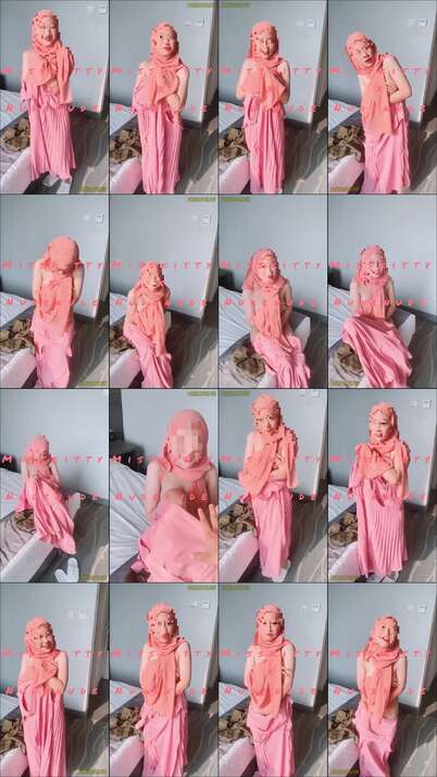 jilbab MissKitty Pink Skandal Viral (1)