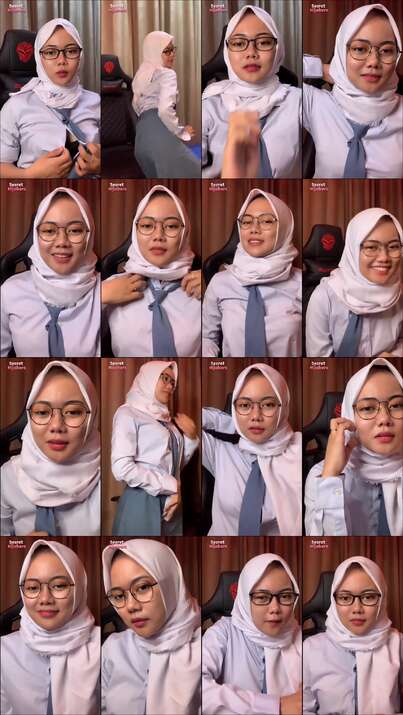 y2mate com - Hijab Style Putih Abu SMA MasakiniAsian Beautiful Hijab Live 1080p