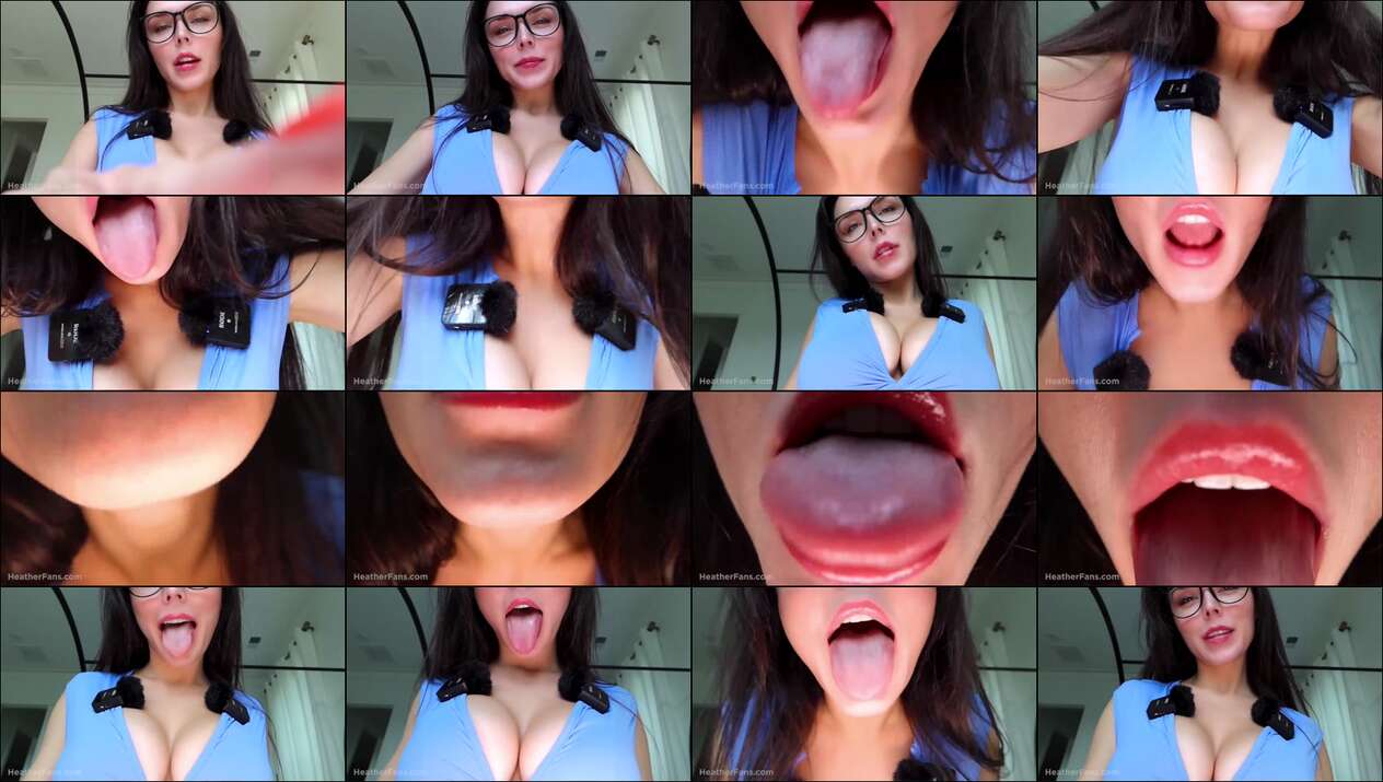 HeatheredEffect ASMR Close-Up Licking PPV Video Leaked