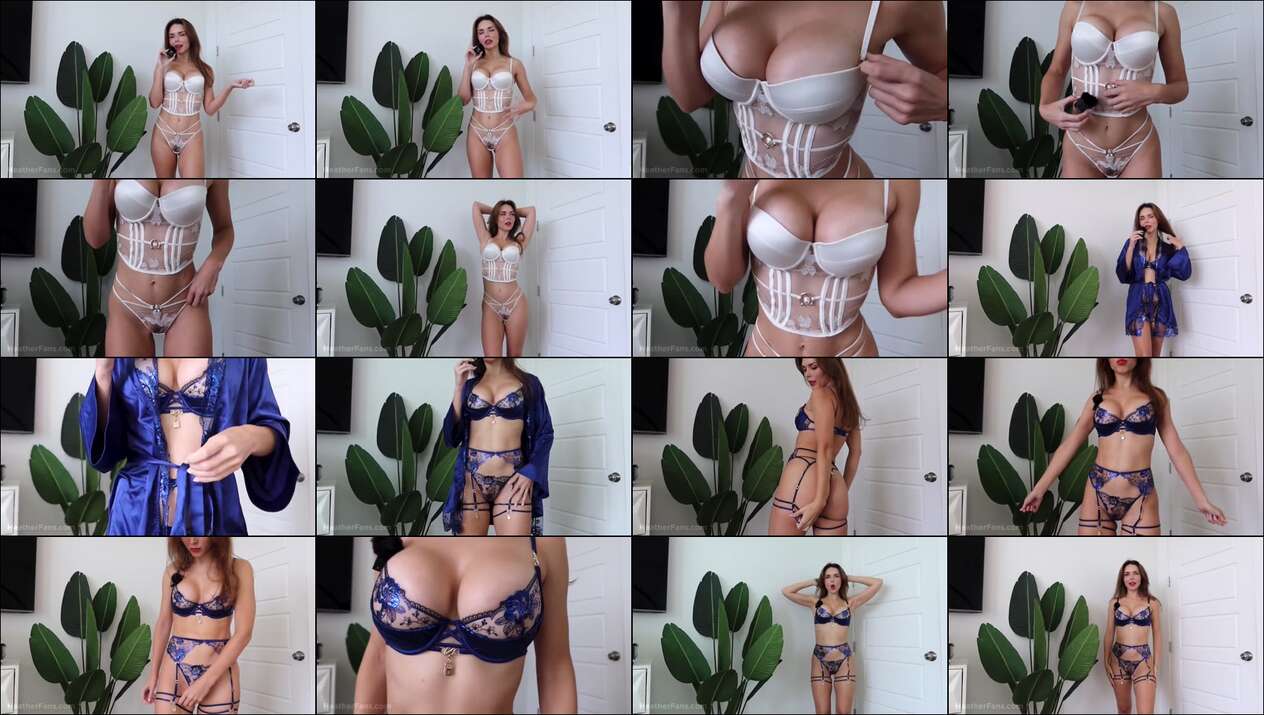 HeatheredEffect ASMR Nude See-Through Lingerie Video Leaked