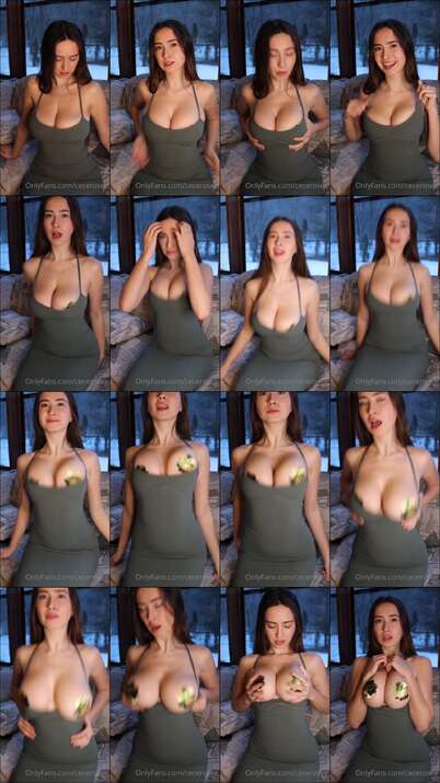 Cecilia Rose In Pasties Bouncing Boobs PPV Video Leaked