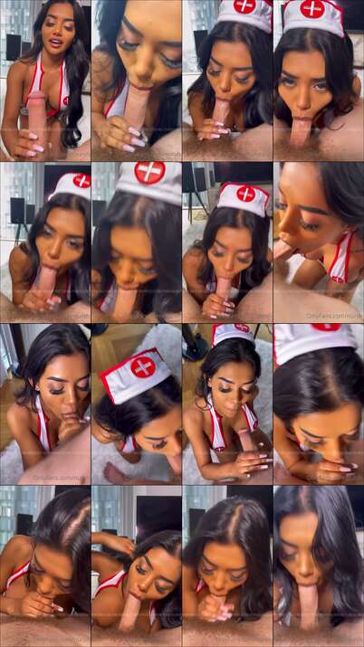 Nurshath Dulal Nurse Cosplay Deepthroat Blowjob Video
