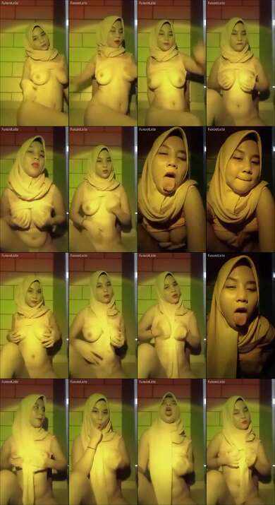 Bokep Indo Abg Hijab Cantik Sange Mainin Memek Mulus 2