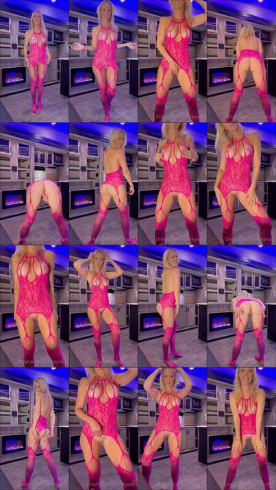 Vicky Stark Nude Pink Lingerie PPV Video Leaked