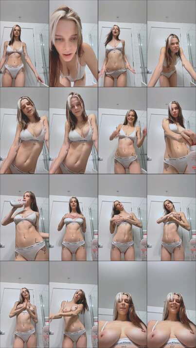 Ashley Matheson Topless Bathroom JOI Video Leaked