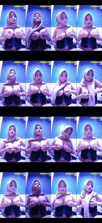 jilbab toket brutal mirip cucumilo part (2)