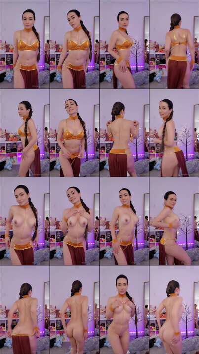 Alinity Slave Leia Cosplay Naked Dancing Video Leaked