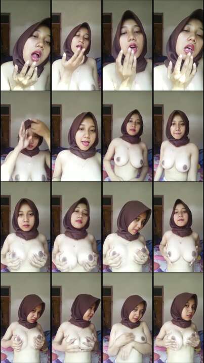 Hijab Coklat Lagi Sange